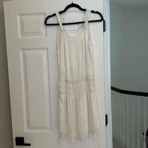 Ramy brook gold and white dress